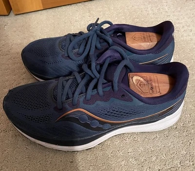 Zapatillas de running Saucony Triumph PWRUN+ azul/naranja talla 8,5 Foto 1 de 4