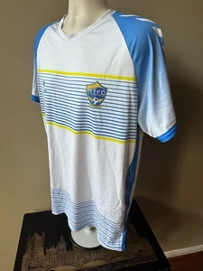 Hummel Mansfield Town F.C MTFC Quest Castle #1 Men's Soccer Futbol Jersey (L) - Picture 1 of 6
