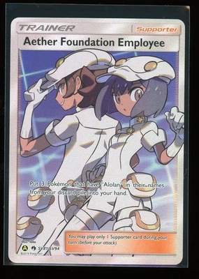 Aether Foundation Employee SV81/SV94 Hidden Fates: Shiny Vault Holo NM - Image 1 of 2