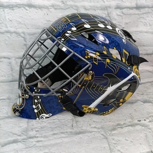 St Louis Blues Goalie NHL Helmet Franklin Hockey Replica Mask Retired Design - Picture 1 of 8
