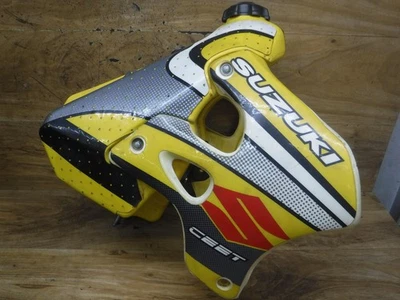 1996-2000 Suzuki RM125 RM 125 топливный бак ячейки с крышкой крана и кожухи!!@@!! - Изображение 1 из 4