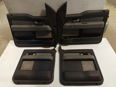Set of 4 Door Trim Panels from 2013 Ford F150 Crew Cab 10296078 Foto 1 de 4