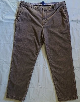 Pantalones gris pana Izod calce recto para hombre talla 40x32 Foto 1 de 4