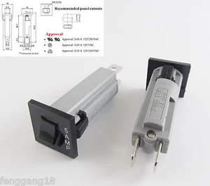 10pcs New ZING EAR 5A Overload Amp Protection Switch 5 Amp ZE-800 - Picture 1 of 3