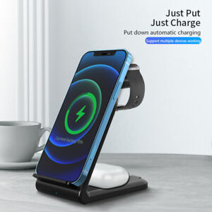 Multifunctional 3 in 1 Wireless Charger for iPhone 14 Phone Watch Headphones