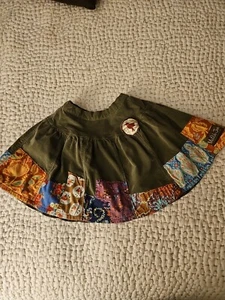 MATILDA JANE 4 Mädchen MERIDIAN olivgrün GEHEIMFELDER Patchwork Cordrock - Bild 1 von 4
