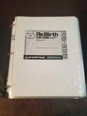 Propellerhead ReBirth RB 338 Operation Manual - Image 1 of 3