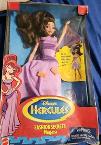 Muñeca de moda vintage Disney Hércules Megara de Mattel embalaje dañado - Imagen 1 de 2