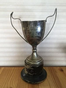 1933 Silver Tennis Mens Doubles, St Kilda AU, Championship Loving Cup Trophy - Picture 1 of 3