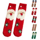 Winter Unisexy Christmas Socks Weaving Plush Warm Coral Plush Home Socks