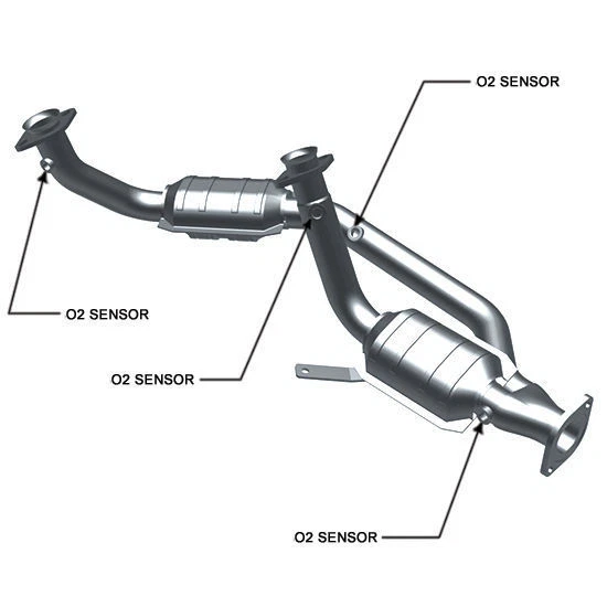 Ford Taurus 1996-1999 3,0 L conjunto delantero convertidor catalítico de ajuste directo Magnaflow Foto 1 de 1