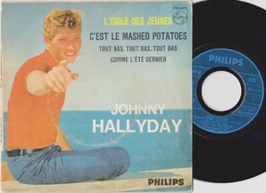 JOHNNY HALLYDAY L'IDOLE DES JEUNES "TEENAGE IDOL" FRENCH EP RE - Imagen 1 de 2