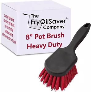 8" Pot & Dish Cleaning Brush, Dish Scrubber Brush, Stiff Bristle Brush for Pots, - Picture 1 of 1