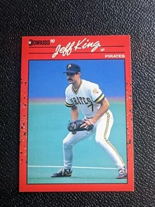 1990 Donruss Baseball - #480 Jeff King - Pirates - Picture 1 of 2