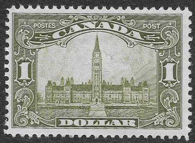 MMK Philately: Canada Stamps Scott #159 MH $1 Parliament Building SCV $300 - Image 1 of 3