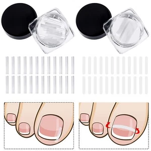 Ingrown Toenail Corrector Strips Clear Correction Ptches Elastic Ptch 60 Piece - Picture 1 of 6