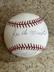 Joe De Maestri Gus Zernial Spook Jacobs Philadelphia A’s Signed OML Baseball - Picture 1 of 7
