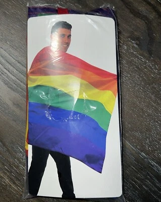 Unisex Pride Cape ,  One Size Fits Most Adults New - Image 1 of 2