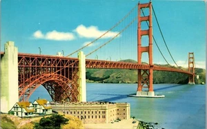 Vintage Postcard Golden Gate Bridge San Francisco California CA - Picture 1 of 3