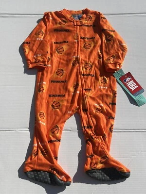 Phoenix Suns NBA Naranja Equipo Estampado Cremallera Completa Dormir Talla 18 Meses - Nuevo con Etiquetas Foto 1 de 4
