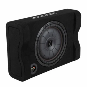 Kicker 48CVTDF122 800W Max 12" 2-Ohm Car Subwoofer in Down Firing Enclosure - Picture 1 of 9