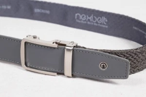 Nexbelt Braided Grey Golf Belt - 28 - Picture 1 of 8