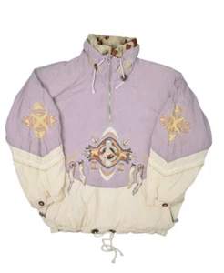 Bogner Jacket Womens XL Ski Snow Western Indian Horse Embroidered Vintage Goan - Picture 1 of 11