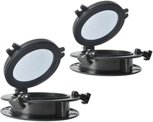 Amarine Made 2 Pack Boat Round Opening Portlight Porthole 8" Replacement Window - Imagen 1 de 11