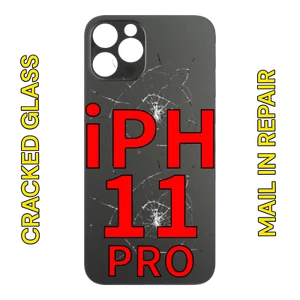 IPHONE 11 PRO CRACKED BACK GLASS REPAIR MAIL IN SERVICE - Afbeelding 1 van 3
