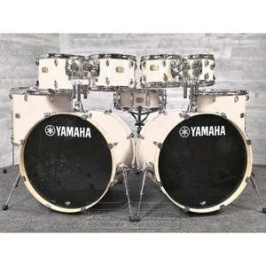 Yamaha Stage Custom Birch 9pc Drum Set (22" Double Bass) Classic White - Picture 1 of 1