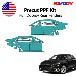 For Audi A3 2021-2025 Full Doors+Rear Fenders Paint Protection Film Precut PPF - Picture 1 of 8