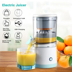 Entsafter Saftpresse Presse Juicer BPA Frei Tragbar Orangenpresse Zitruspresse - Bild 1 von 12