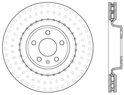 Ranura eléctrica Stoptech para 12 Audi A6 Quattro/11-12 A7 Quattro / 7/11-13 S4 delantera Foto 1 de 4