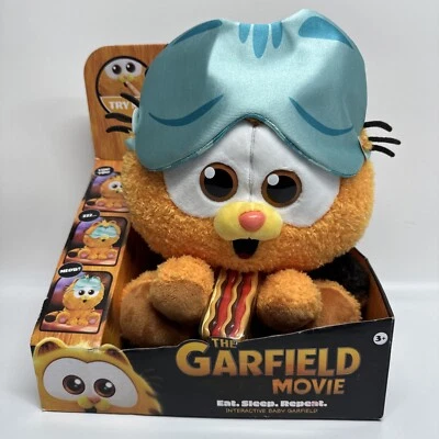 NUEVO Peluche interactivo Garfield Película-Animagic Baby Garfield 10" Aliméntalo para escuchar Foto 1 de 4