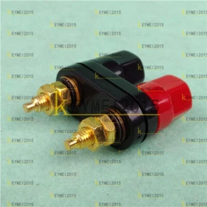 1PCS 5-WAY Speaker Cable TERMINAL Dual BINDING POST NEW - Picture 1 of 1