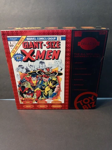 MARVEL COLLECTORS EDITION GIANT SIZED X-MEN BOX SET 1998 TOY BIZ MIB SEALED Cover