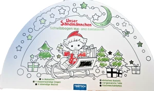 Trötsch Unser Sandmännchen Schwibbogen Mal- und Bastelbuch mit 16 Malseiten - Bild 1 von 4