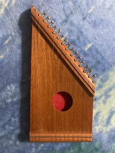 VTG Beautiful Handmade 15 String ARPA MÁGICA, Magic Harp + 30 Music Sheets GUC - Picture 1 of 19
