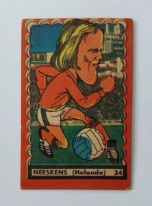 Johan Neeskens Netherlands 1977 Figuritas Crack Metropolitano Argentina Card - Picture 1 of 3