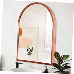 Large Arched Wall Mirror for Bathroom, 26"x18" Mirrors for Wall Vanity Mirror - Picture 1 of 8