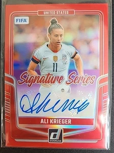 Ali Krieger 2024 -25 Panini Donruss Signature Series Red Auto USWNT #03/49 - Picture 1 of 2