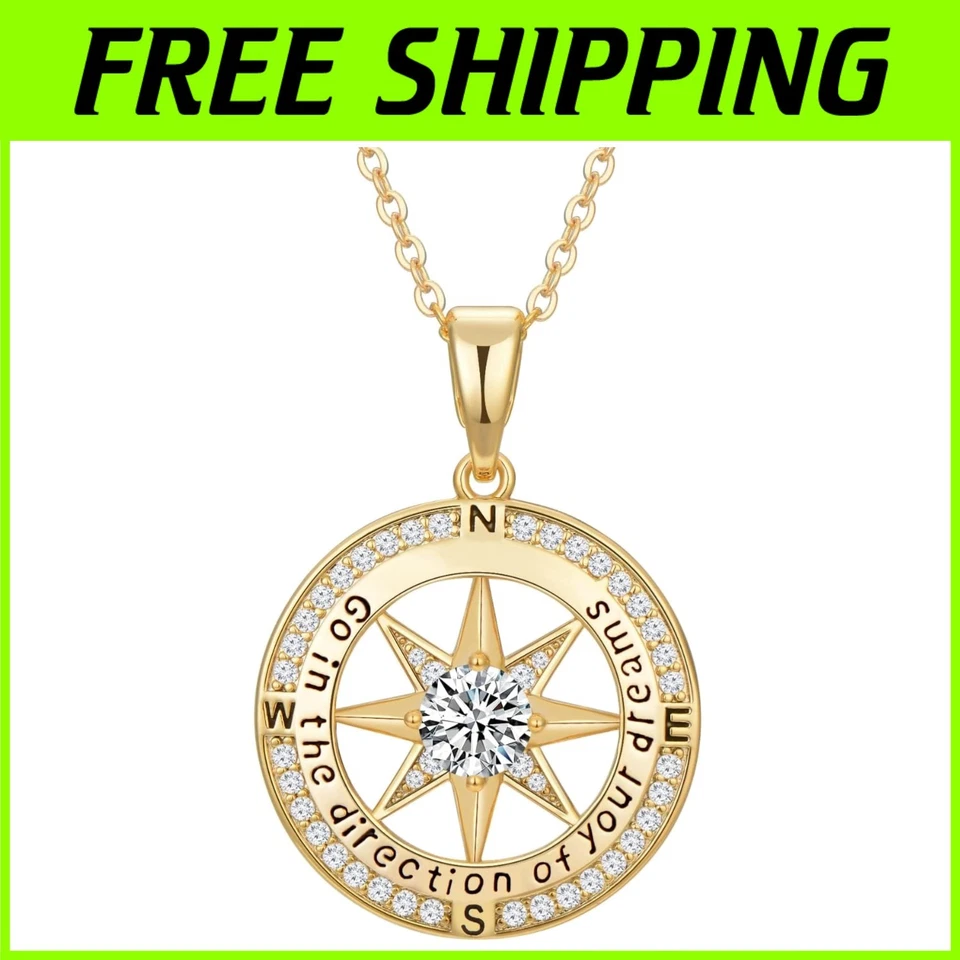 Вдохновляющий выпускников компас ювелирных изделий, класс 2024 - Изображение 1 из 4