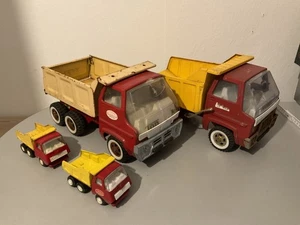 Tonka Kanada Vintage 70er grosser + 2 kleine Kipper LKW + Sanson Nachbau - Bild 1 von 21