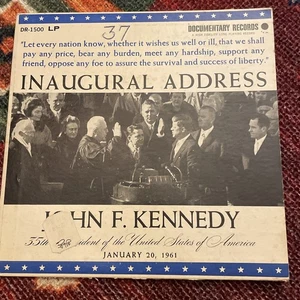 John F. Kennedy Antrittsrede 7" Vinyl Schallplatte LP 20. Januar 1961 - Bild 1 von 3
