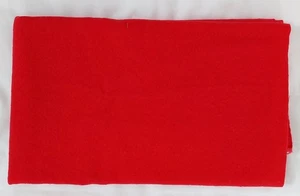 20" x 33" - "Red" Cotton Flannel Fabric - New/Unused - Picture 1 of 1