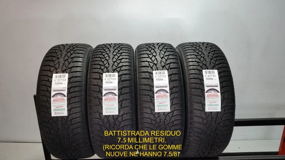 GOMME USATE  TERMICHE 225/55R17 97H NOKIAN WR D4 PNEUMATICI C22714 - Bild 1 von 1