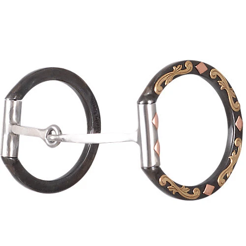 经典马雪利酒 Cervi Dia Dee 戒指 Sq Snaffle Barrel Bit — 第 1/1 张图片