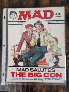 Vintage Dec.1974 Mad Magazine #171 "The Big Con" - Picture 1 of 6