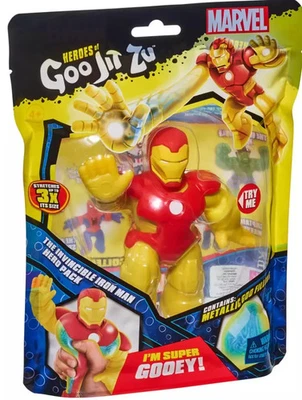 630996413708 Goo Jit Zu Marvel - Figura Rozciągliwa El Invencible Iron Man TM  Foto 1 de 4