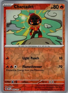 Pokémon Karte Charcadet 033/191 | Wogende Funken | Common Reverse Holo NM - Bild 1 von 1